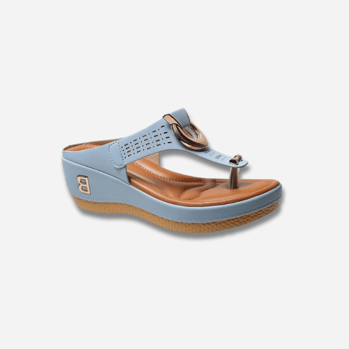 SANDALES ORTHOPÉDIQUES COMPENSÉES CONFORTABLES POUR FEMME - Confort Orthopédique