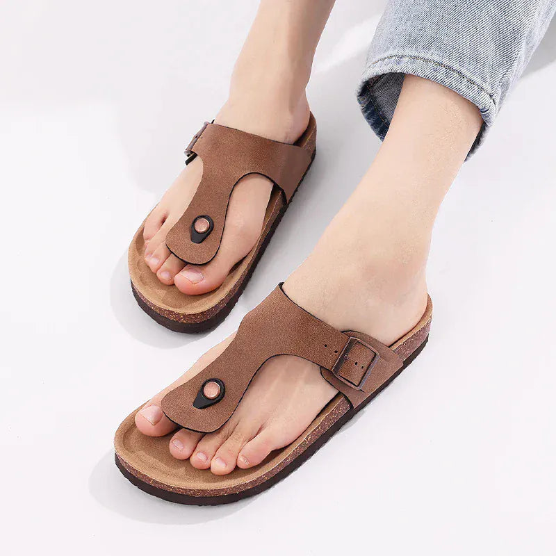 Sandales Orthopédiques Antidérapantes et Confortables pour Hommes et Femmes - Noir / 38
