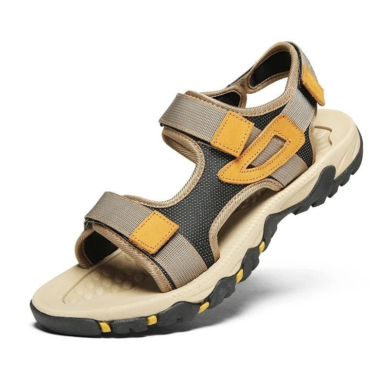 Sandales à scratch pour homme