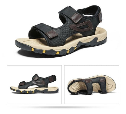 Sandales à scratch pour homme - 41 / MidnightBlue
