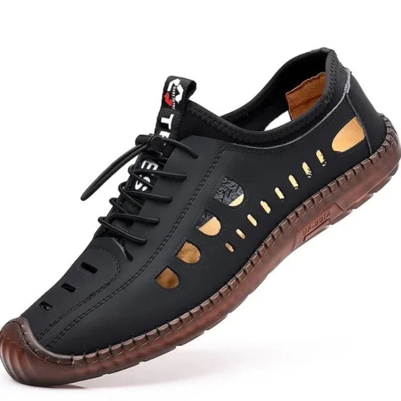 Sandales cuir homme fermées - 41 / Chocolate