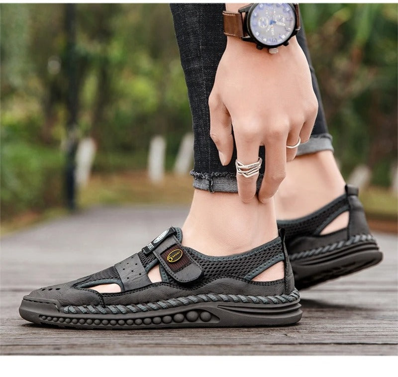 Sandales fermées homme - 41 / Chocolate
