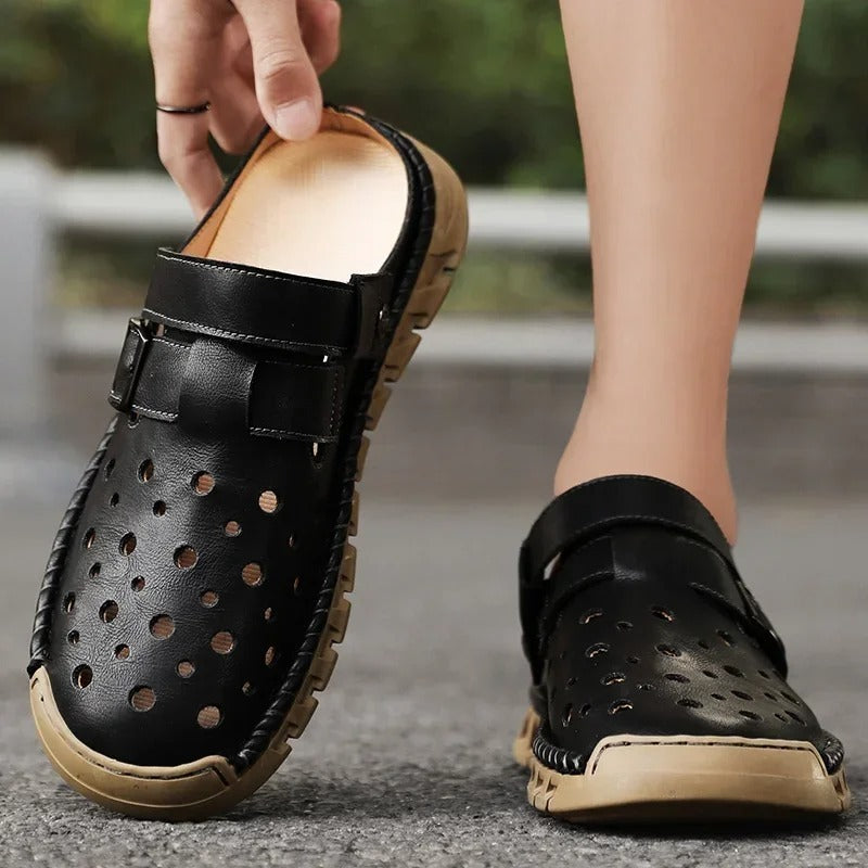 Sandales homme chic - 41 / DarkKhaki