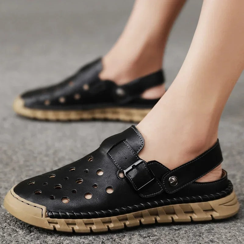 Sandales homme chic - 38 / DarkKhaki