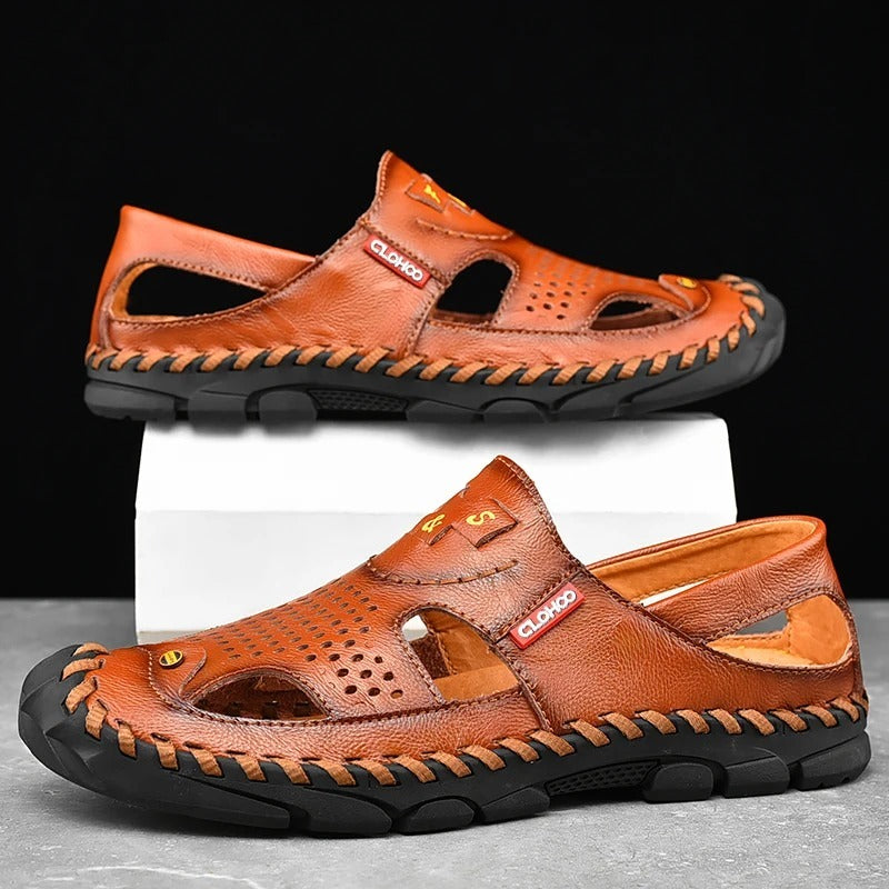 Sandales homme fermées intemporelles - 42 / Chocolate