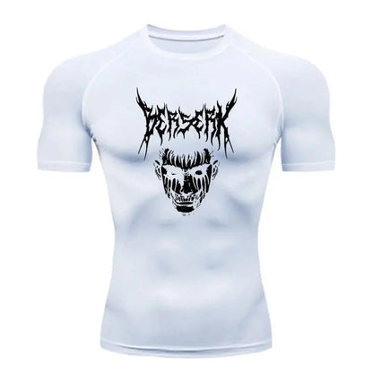 T-shirt compression anime - Noir / XXL