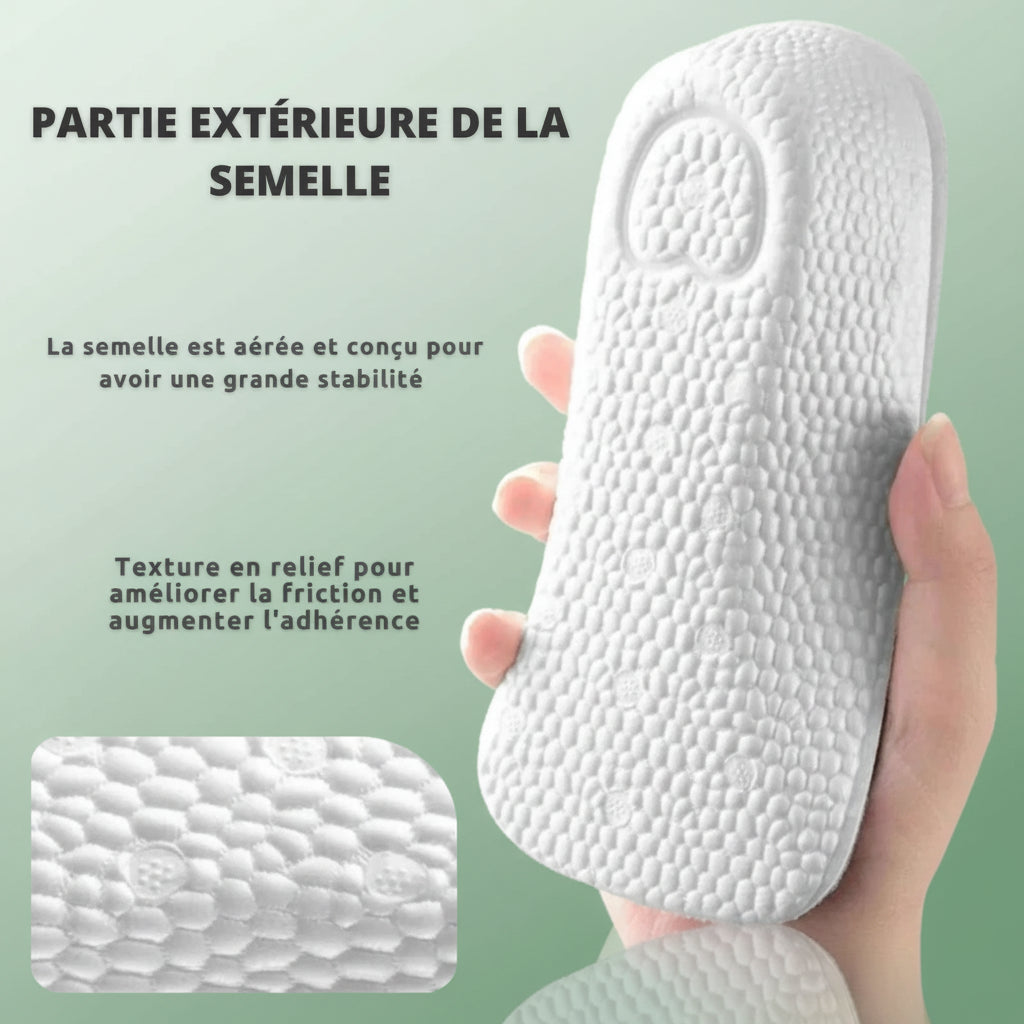 Talonnette Orthopédique À Mémoire De Forme - Noir et blanc / 1.5 cm