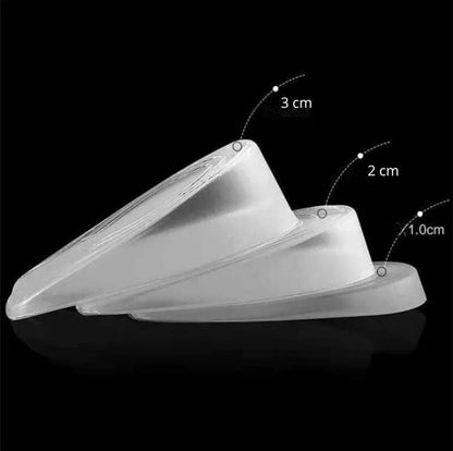 Talonnette Orthopédique Élastique Et Transparente - Femme ( 8.5 x 5 x 2 ) cm