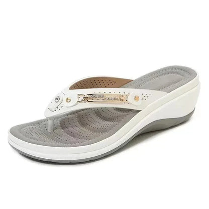 Tong Orthopédique Femme Confortable Et Durable - Khaki / 42