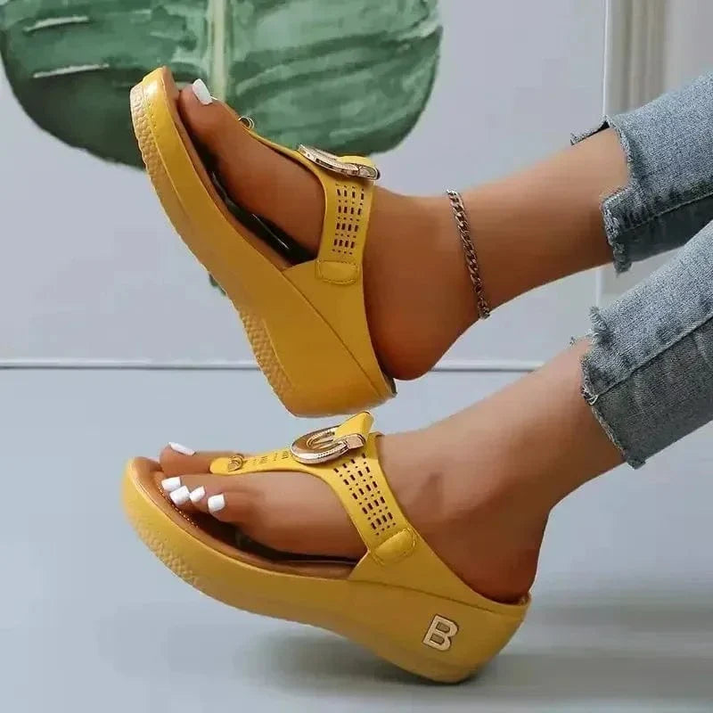 Tong Orthopédique Femme Élégante Et Moderne - Bleu / 41