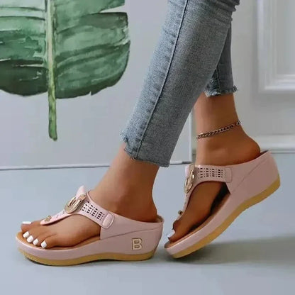 Tong Orthopédique Femme Élégante Et Moderne - Bleu / 39