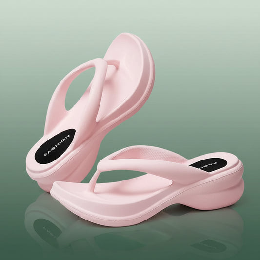 Tong Orthopédique Femme Souple et Élégante - Rose / 39-40