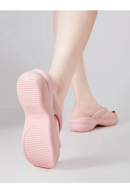 Tong Orthopédique Femme Souple et Élégante - Blanc / 39-40