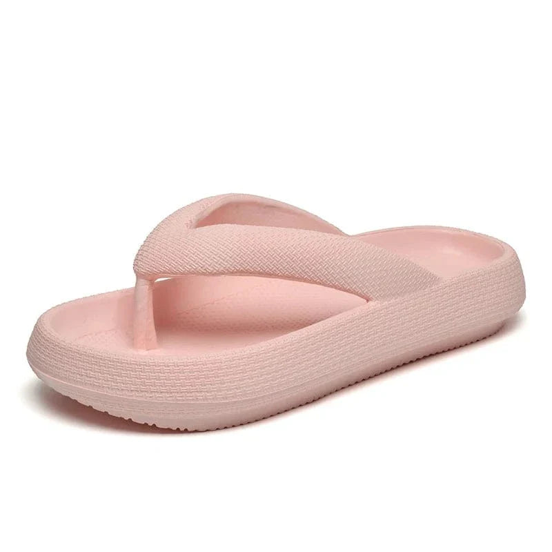 Tongs Orthopédiques à Semelle Épaisse pour La Plage - Rose / 38-39