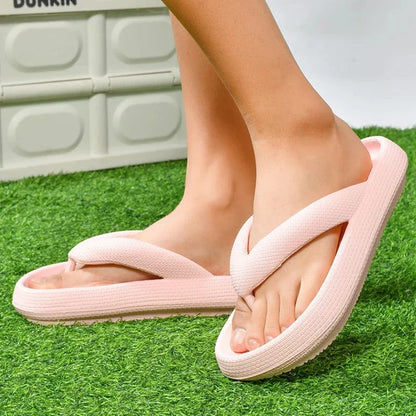 Tongs Orthopédiques à Semelle Épaisse pour La Plage - Gris / 46-47