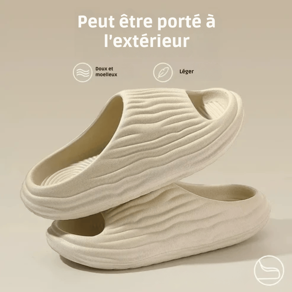Tongs Orthopédiques d’Intérieur Antidérapante pour Homme - Beige / 36-37