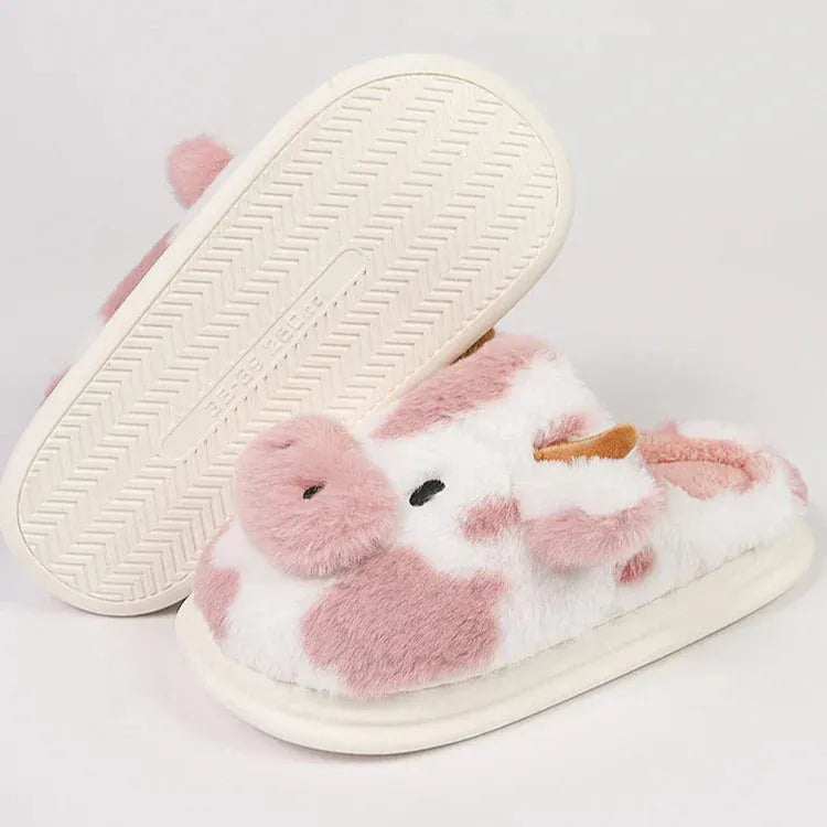 Tongs Orthopédiques d’Intérieur tête de Vache pour Femme - Rose / 40-41