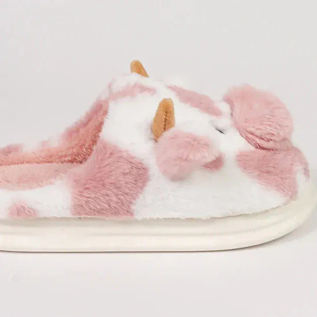 Tongs Orthopédiques d’Intérieur tête de Vache pour Femme - Rose / 38-39