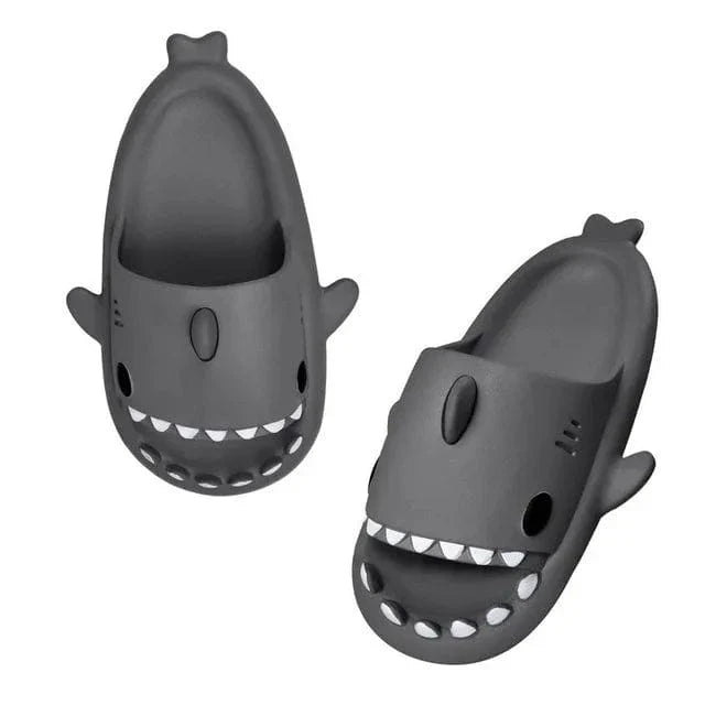 Tongs Orthopédiques en Forme de Requin pour Homme - Gris / 38-39