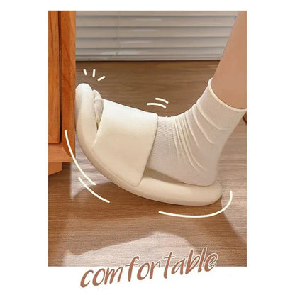 Tongs Orthopédiques Fluffy pour Femme - Café au lait / 36-37(22.5-23cm)