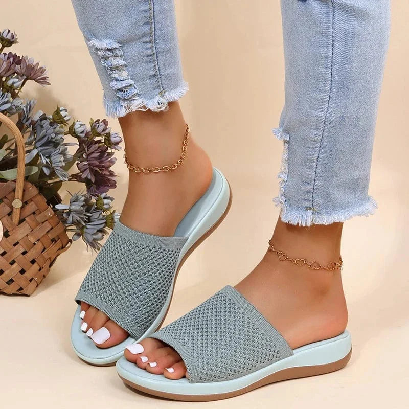 Tongs Orthopédiques Hippie Chic - Bleu / 37