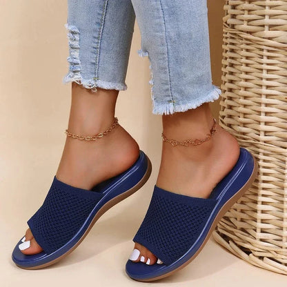 Tongs Orthopédiques Hippie Chic - Bleu / 35