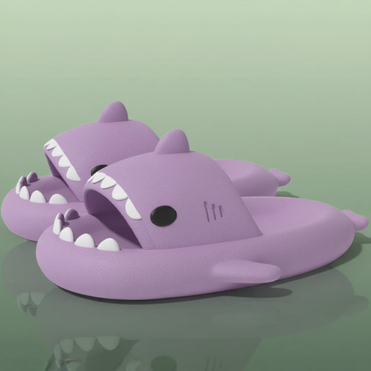 Tongs Orthopédiques pour Femme en Forme de Requin - Violet / 32-33