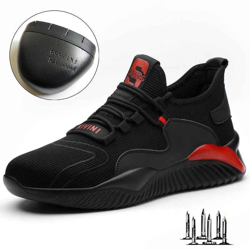 Chaussures de sécurité Anti-écrasement et anti-crevaison pour hommes - Bravo Confort Orthopédique