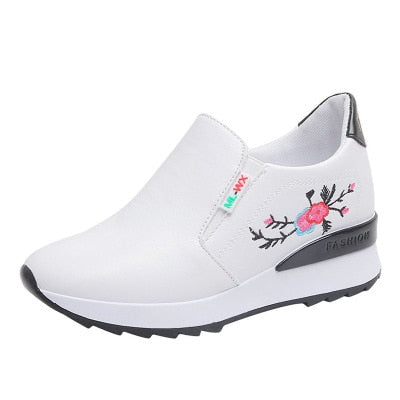 Comfortable floral pattern orthopedic sneakers