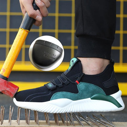 Chaussures de sécurité Anti-écrasement et anti-crevaison pour hommes - Bravo Confort Orthopédique