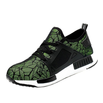 Chaussures de sécurité aérées anti-perforations à coques en acier pour hommes - Golden Confort Orthopédique