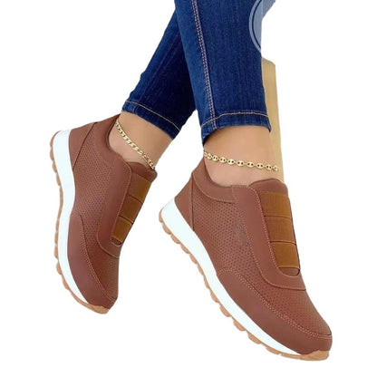 Lässige elastische orthopädische Slip-On-Sneaker – Maggie