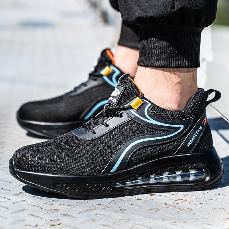 Chaussures de sécurité respirantes à bout en acier pour hommes - Sharly Confort Orthopédique