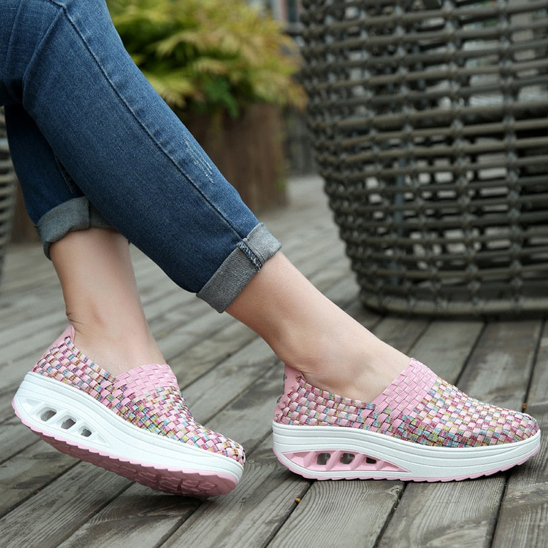 Women's casual orthopedic shoes - azur -