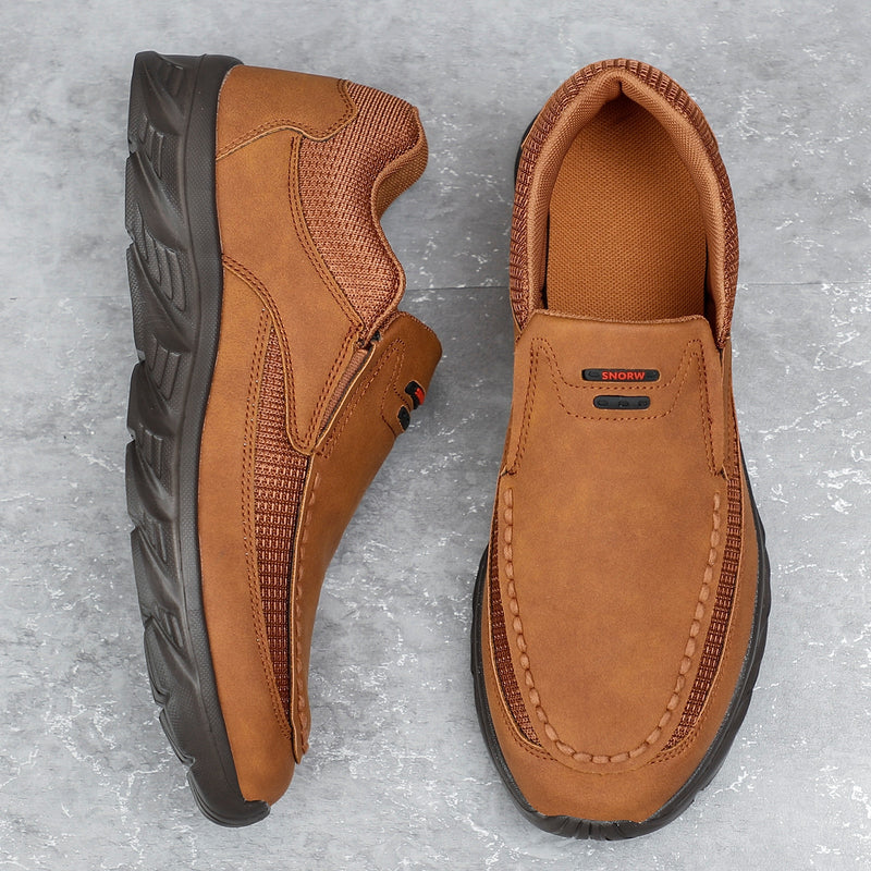 Men's casual leather shoes - airdas -