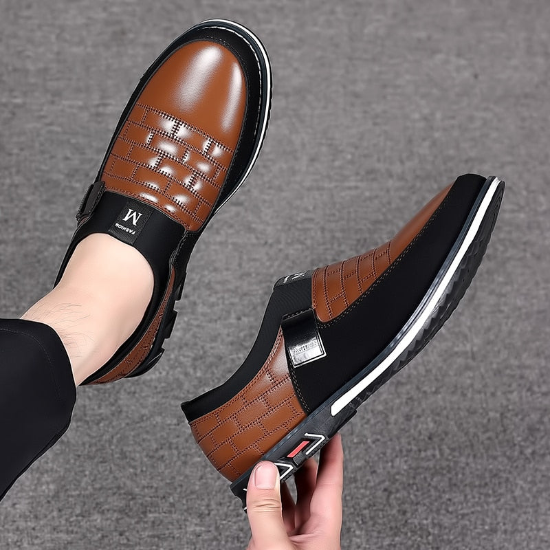 Men's breathable leather shoes - Maximilian