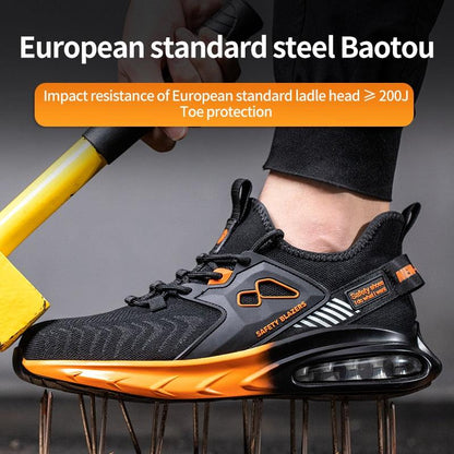 Chaussures de sécurité à coussin d'air pour hommes - Blazers Confort Orthopédique