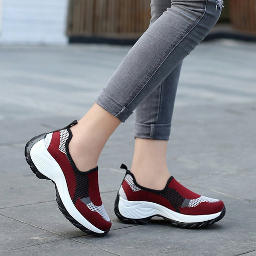 Casual Platform Orthopedic Sneakers for Women - Tryumfo