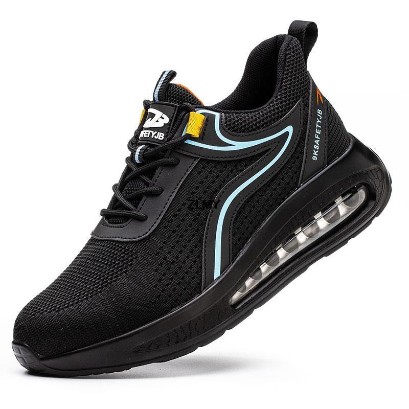 Chaussures de sécurité respirantes à bout en acier pour hommes - Sharly Confort Orthopédique