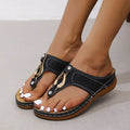 Comfortable Wedge Sandals - Lily
