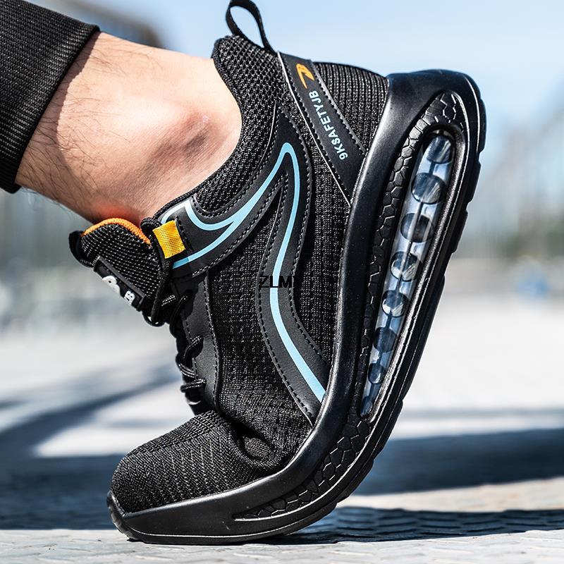 Chaussures de sécurité respirantes à bout en acier pour hommes - Sharly Confort Orthopédique