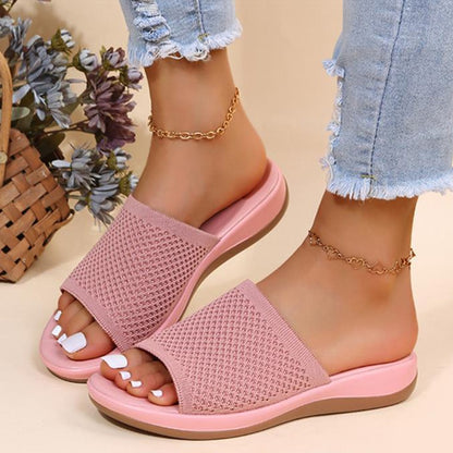 Flat summer sandals for women - Ludy