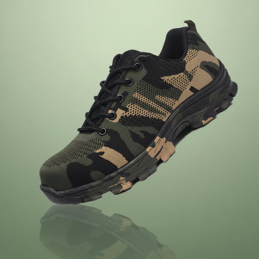 Chaussures de sécurité Anti-écrasement et Anti-perforation avec bout en acier pour hommes - Vicky Confort Orthopédique