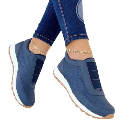 Lässige elastische orthopädische Slip-On-Sneaker – Maggie